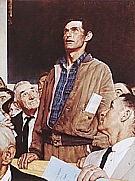 Freedom of Speech, 1943 - Fred Scraggs reproduction oil painting
