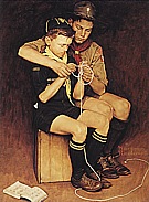 A Guiding hand, 1946 - Fred Scraggs reproduction oil painting