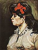 Portrait of a Woman in Profile, 1885 - Vincent van Gogh reproduction oil painting