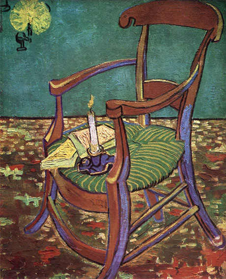 Gauguin's Chair, 1888 - Vincent van Gogh reproduction oil painting