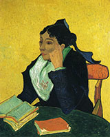 Madame Ginoux ('L'Arlesienne'), 1888 - Vincent van Gogh reproduction oil painting