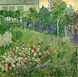 Daubigny's Garden at Auvers, 1890 - Vincent van Gogh reproduction oil painting