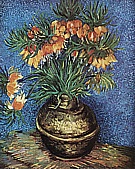 Flowers (Fritillaries) in a Copper Vase, 1887 - Vincent van Gogh