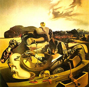 Cannibalism in Autumn 1936/37 - Salvador Dali reproduction oil painting