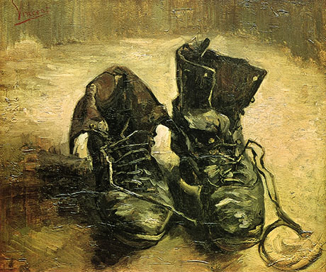 A Pair of Shoes 1886 - Vincent van Gogh reproduction oil painting