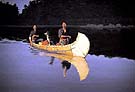 Evening on a Canadian Lake - Frederic Remington reproduction oil painting