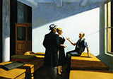 Conference At Night, 1949 - Edward Hopper reproduction oil painting