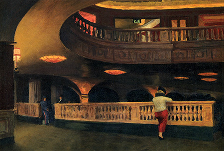 The Sheridan Theatre, 1937 - Edward Hopper reproduction oil painting