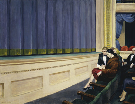 First Row Orchestra, 1951 - Edward Hopper reproduction oil painting