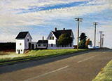 Route 6, Eastham, 1941 - Edward Hopper reproduction oil painting