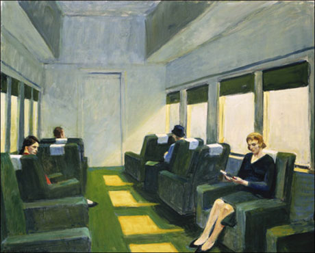 Chair Car, 1965 - Edward Hopper reproduction oil painting