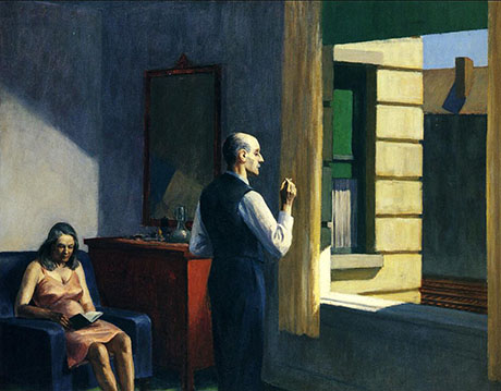 Hotel By A Railroad, 1952 - Edward Hopper reproduction oil painting