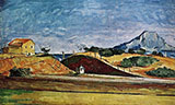 The The Railway Cutting c1867 - Paul Cezanne