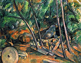 Woods with Millstone - Paul Cezanne reproduction oil painting