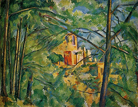 View of Chateau Noir 1904 - Paul Cezanne reproduction oil painting