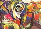 Der Mandrill 1913 - Franz Marc