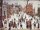 A Village Square - L-S-Lowry