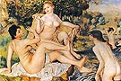 Bathers 1884 - Pierre Auguste Renoir reproduction oil painting