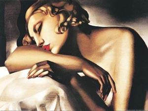 La Dormeuse - Tamara de Lempicka reproduction oil painting