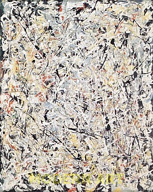 White Light 1954 - Jackson Pollock reproduction oil painting