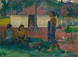 Why Are You Angry? - Paul Gauguin reproduction oil painting
