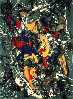Number 3 1948 - Jackson Pollock reproduction oil painting