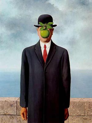 The Son of Man - Rene Magritte reproduction oil painting