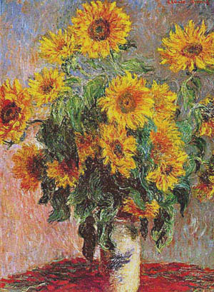 Sunflowers (Bouquet de Soleils) 1880 - Claude Monet reproduction oil painting