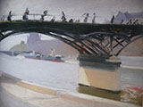 Le Pont des Arts - Edward Hopper reproduction oil painting