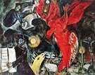 Fall of the Angel - Marc Chagall reproduction oil painting