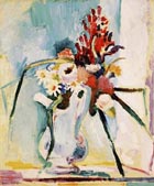 Flowers in a Pitcher 1906 - Henri Matisse reproduction oil painting