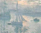 Sunrise (Marine) 1873 - Claude Monet reproduction oil painting