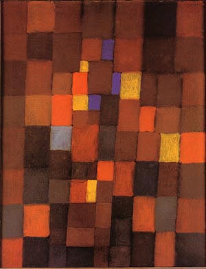 Pictorial Architecture (Red, Yellow, Blue) 1923 - Paul Klee reproduction oil painting
