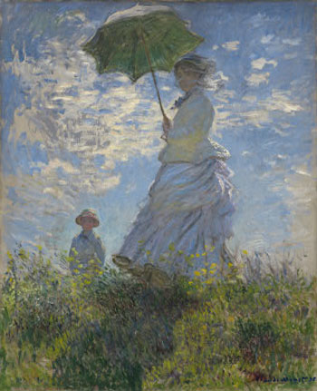 Madame Monet and her Son 1875 - Claude Monet reproduction oil painting