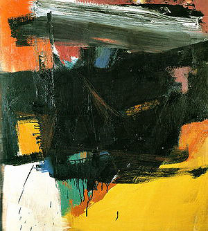 Red Crayon 1959 - Franz Kline reproduction oil painting
