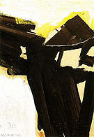 Untitled (Study for Sabro IV) 1961 - Franz Kline reproduction oil painting