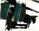 Green Oblique (Study for De Medici) 1956 - Franz Kline