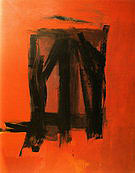 Red Painting 1961 - Franz Kline reproduction oil painting