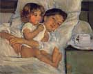 Breakfast in Bed - Mary Cassatt reproduction oil painting