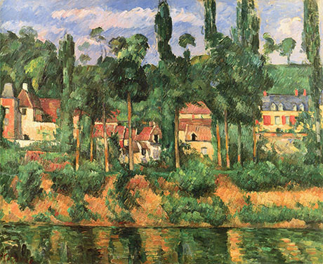 The Chateau de Medan 1879 - Paul Cezanne reproduction oil painting