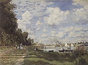 The Basin at Argenteuil, 1872 - Claude Monet reproduction oil painting