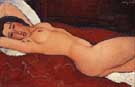 Reclining Nude 1917 - Amedeo Modigliani reproduction oil painting