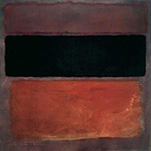 No 10 Black Sienna On Dark Wine 1963 - Mark Rothko reproduction oil painting