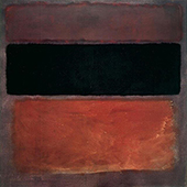 No 10 Black Sienna On Dark Wine 1963 - Mark Rothko