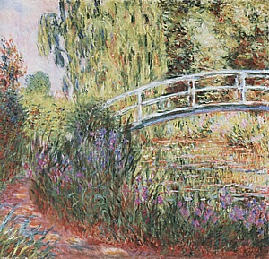 The Water Lily Pond [Japanese Bridge] 2, 1900 - Claude Monet reproduction oil painting