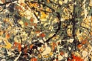 No 8 1949 Rectangle Detail - Jackson Pollock reproduction oil painting