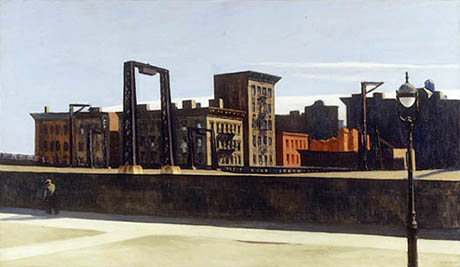 Manhattan Bridge Loop 1928 - Edward Hopper reproduction oil painting