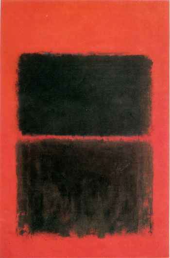 Light Red Over Black 1957 - Mark Rothko reproduction oil painting