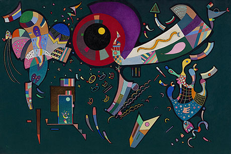 Around the Circle 1940 - Wassily Kandinsky reproduction oil painting