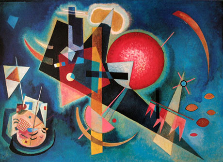 In Blue 1925 - Wassily Kandinsky reproduction oil painting